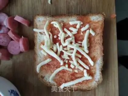 Make Toast pizza step 1