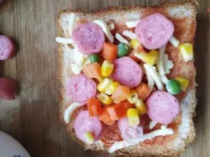 Make Toast pizza step 2