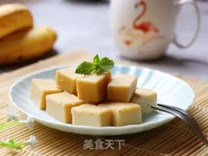 Make Yogurt banana cake step 14