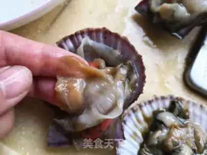 Make Tin Paper Scallop step 2