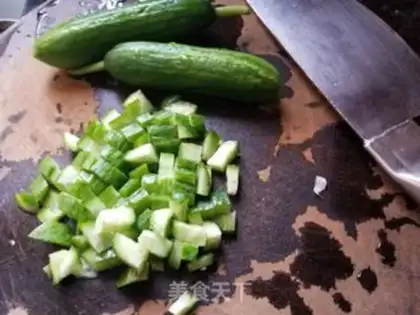 Make cucumber cucumber salami step 0