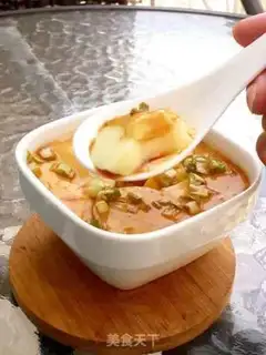 Make Japanese tofu evaporate eggs step 7