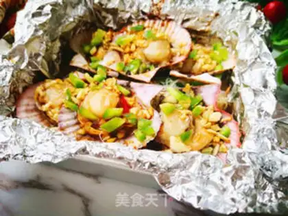 Make Tin Paper Scallop step 11