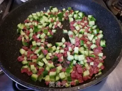 Make cucumber cucumber salami step 5