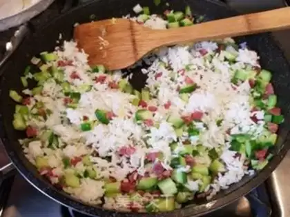 Make cucumber cucumber salami step 7