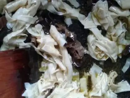 Make Tofu peeled meat step 3