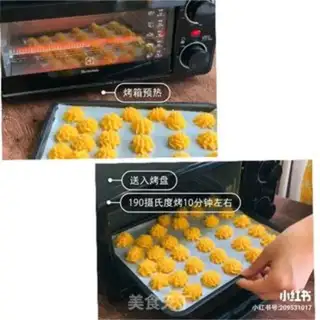 Make Egg yolk cookies step 7