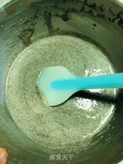 Make Corn bean black rice cake step 5