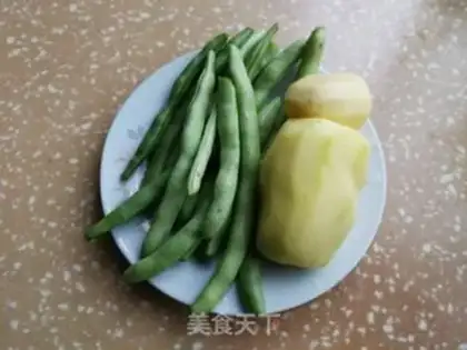 Make Potato silk with beans step 0