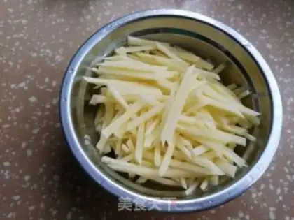 Make Potato silk with beans step 2