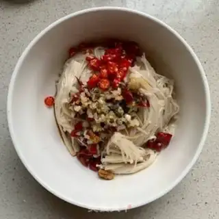 Make Frozen needle mushrooms step 7