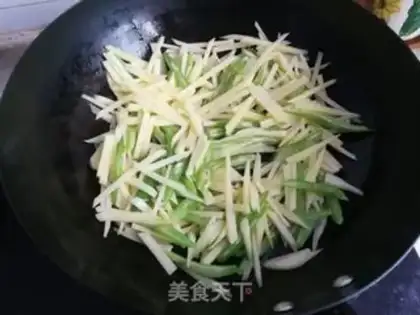 Make Potato silk with beans step 3