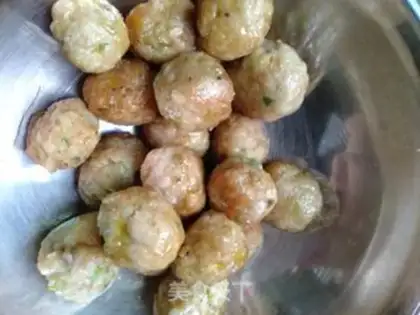 Make Dried fish balls step 7
