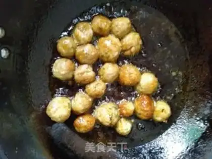 Make Dried fish balls step 8