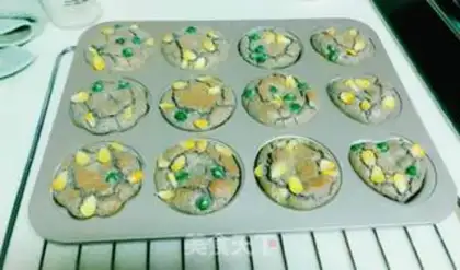 Make Corn bean black rice cake step 18