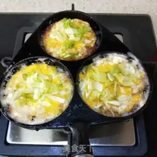 Make Ham fried eggs step 5