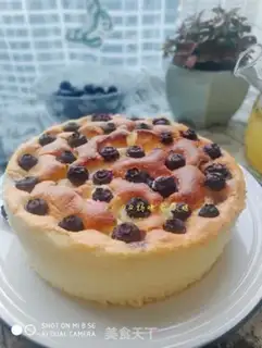 Make Blueberry yogurt cake step 9