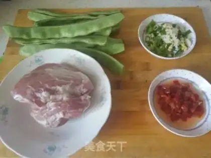 Make lentils fried meat step 0