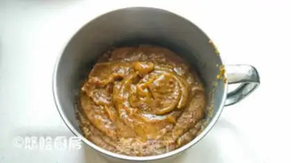 Make Red date cake step 1