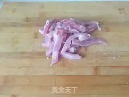 Make lentils fried meat step 2