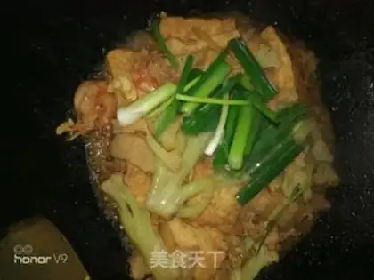 Make Five flowers, shrimp, tofu step 8