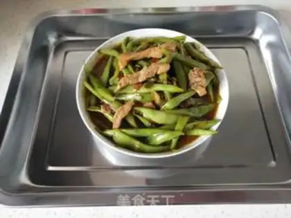 Make lentils fried meat step 16