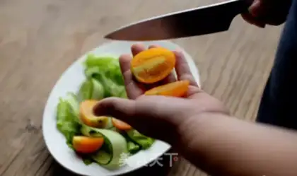 Make Shrimp roasted pumpkin vegetable salad step 2