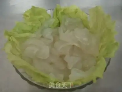 Make Spicy chicken silk step 5