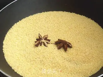 Make Rice powdered meat step 0