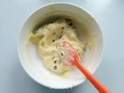 Make Blueberry pound cake step 8