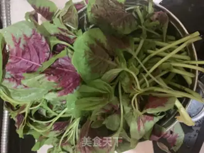 Make Clear the red rice step 0