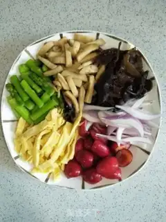 Make Five-colour salad step 8