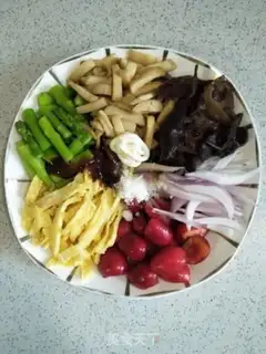 Make Five-colour salad step 9