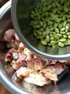 Make Chicken-burned beans step 0