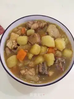 Make Curry potato chicken step 9