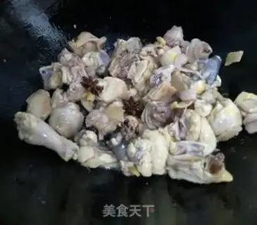 Make Chicken-burned beans step 3