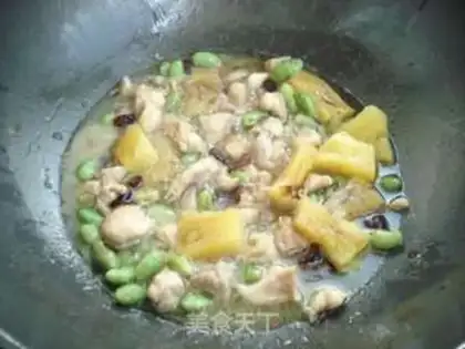 Make Berry-dry three-coloured chicken step 5