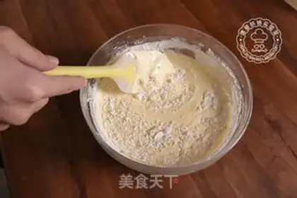 Make Blueberry marfin cake step 3
