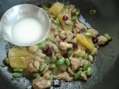 Make Berry-dry three-coloured chicken step 6