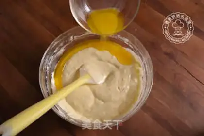 Make Blueberry marfin cake step 4