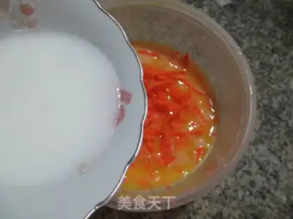 Make Carrot duck cake step 4