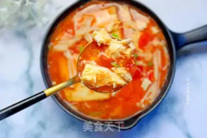Make Tomatoes and tofu soup step 13