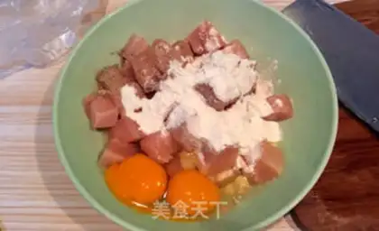 Make A simple version of chicken and rice step 2