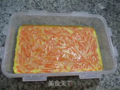 Make Carrot duck cake step 11