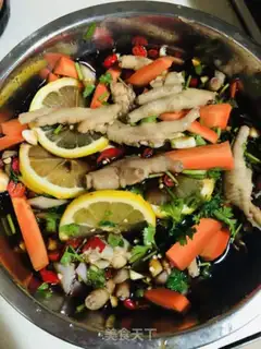 Make Spicy lemon chicken claws step 4