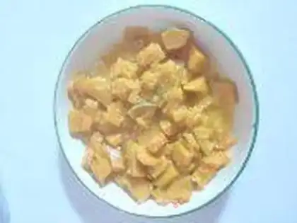 Make Pumpkin rice cake step 0