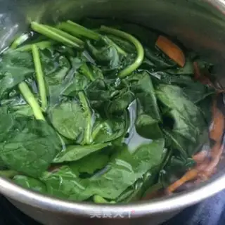 Make spinach omelet soup step 5