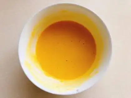 Make Pancake fruit step 1