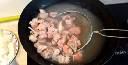 Make Curry radish beef step 2