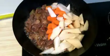 Make Curry radish beef step 9